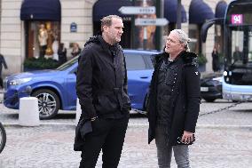 Figure of French Football Rolland Courbis funeral - Paris