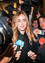 Chiara Ferragni Arrives In Court For Pandoro Gate - Milan