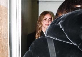 Chiara Ferragni Arrives In Court For Pandoro Gate - Milan