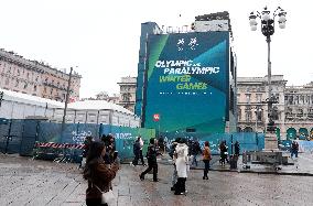 Advertising For Milan-Cortina 2026 Olympics And Paralympics - Milan