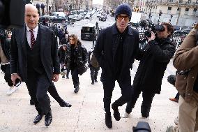 Figure of French Football Rolland Courbis funeral - Paris