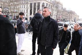 Figure of French Football Rolland Courbis funeral - Paris