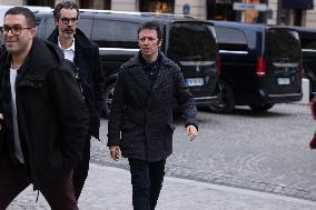 Figure of French Football Rolland Courbis funeral - Paris