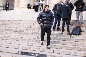 Figure of French Football Rolland Courbis Funeral - Paris