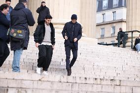 Figure of French Football Rolland Courbis Funeral - Paris