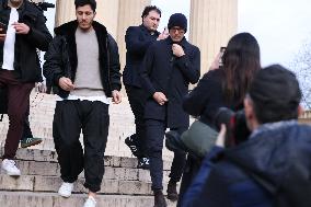 Figure of French Football Rolland Courbis Funeral - Paris