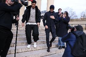 Figure of French Football Rolland Courbis Funeral - Paris