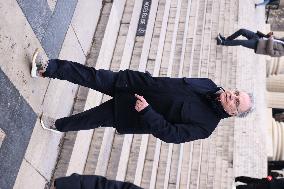 Figure of French Football Rolland Courbis Funeral - Paris