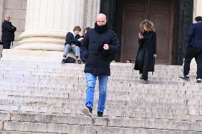Figure of French Football Rolland Courbis Funeral - Paris