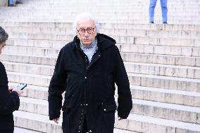 Figure of French Football Rolland Courbis Funeral - Paris