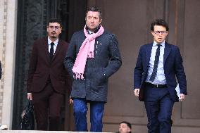 Figure of French Football Rolland Courbis Funeral - Paris