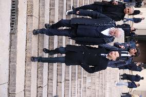 Figure of French Football Rolland Courbis Funeral - Paris