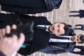 Figure of French Football Rolland Courbis Funeral - Paris