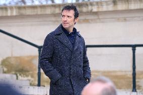 Figure of French Football Rolland Courbis Funeral - Paris