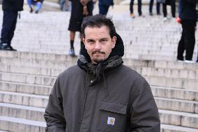 Figure of French Football Rolland Courbis Funeral - Paris