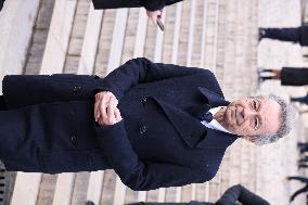 Figure of French Football Rolland Courbis Funeral - Paris