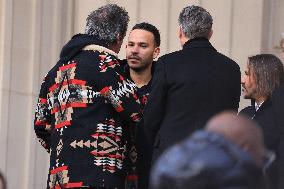 Figure of French Football Rolland Courbis Funeral - Paris