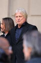 Figure of French Football Rolland Courbis Funeral - Paris