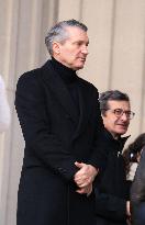 Figure of French Football Rolland Courbis Funeral - Paris