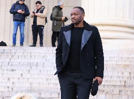 Figure of French Football Rolland Courbis Funeral - Paris