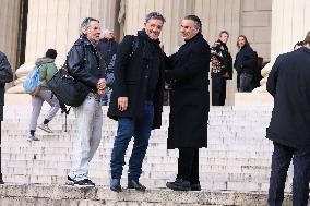 Figure of French Football Rolland Courbis Funeral - Paris