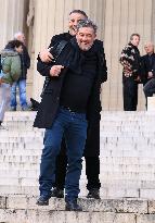 Figure of French Football Rolland Courbis Funeral - Paris