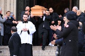 Figure of French Football Rolland Courbis Funeral - Paris