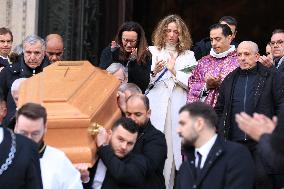 Figure of French Football Rolland Courbis Funeral - Paris