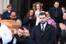 Figure of French Football Rolland Courbis Funeral - Paris