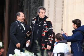 Figure of French Football Rolland Courbis Funeral - Paris