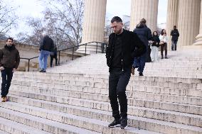 Figure of French Football Rolland Courbis Funeral - Paris