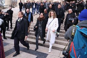 Figure of French Football Rolland Courbis Funeral - Paris