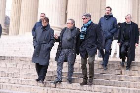 Figure of French Football Rolland Courbis Funeral - Paris
