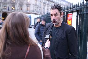 Figure of French Football Rolland Courbis Funeral - Paris