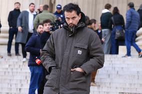 Figure of French Football Rolland Courbis Funeral - Paris