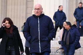 Figure of French Football Rolland Courbis Funeral - Paris