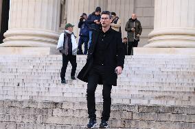 Figure of French Football Rolland Courbis Funeral - Paris