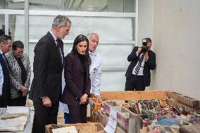 Royals Visit the Project to Recover the Photographs of The Dana - Valencia