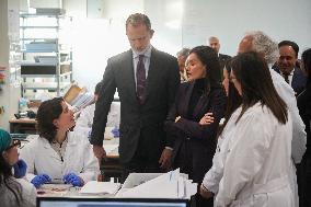 Royals Visit the Project to Recover the Photographs of The Dana - Valencia
