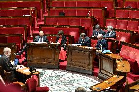 Motion of Censure Against the Government at The National Assembly - Paris