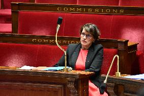 Motion of Censure Against the Government at The National Assembly - Paris