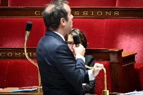 Motion of Censure Against the Government at The National Assembly - Paris