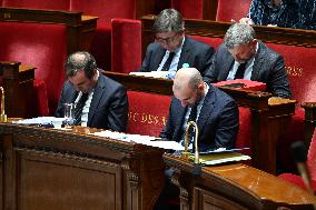 Motion of Censure Against the Government at The National Assembly - Paris