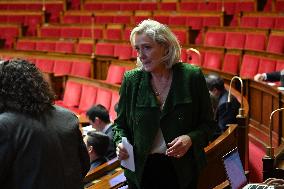 Motion of Censure Against the Government at The National Assembly - Paris