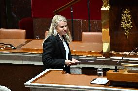 Motion of Censure Against the Government at The National Assembly - Paris