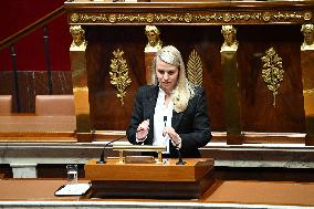 Motion of Censure Against the Government at The National Assembly - Paris