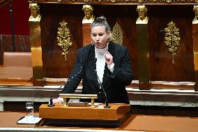 Motion of Censure Against the Government at The National Assembly - Paris