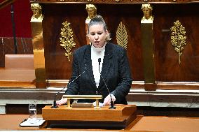 Motion of Censure Against the Government at The National Assembly - Paris