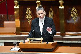 Motion of Censure Against the Government at The National Assembly - Paris