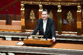 Motion of Censure Against the Government at The National Assembly - Paris